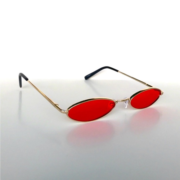 Pimpy Color Lens Metal Rim  Sunglasses - Picture 1 of 2